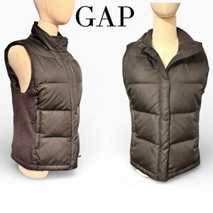 Black Gap Puffer Down Vest Size Small